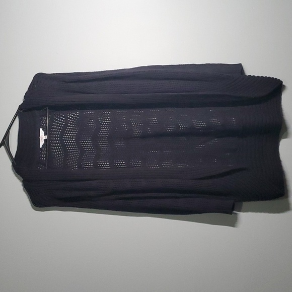Candies Sweater women’s size xs junior black longer sweater see thru - Picture 1 of 15